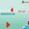 snowball the cat christmas fun